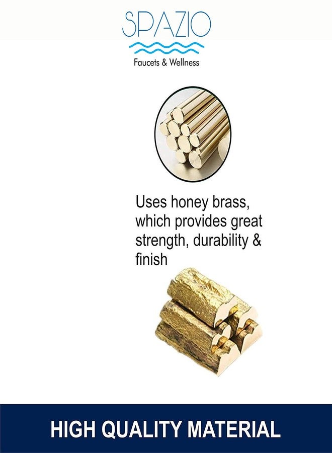 SPAZIO صنبور SPAZIO Vignette المرن ذو العنق المعقوف المصنوع من النحاس الأصفر، مزود بخرطوم سيليكون مرن بزاوية 360 درجة ونمط تدفق أحادي، للماء الساخن/البارد لحوض المطبخ، حنفية حوض الغسيل، مطلية بالكروم، لون فضي، صنبور عمودي - Image 5